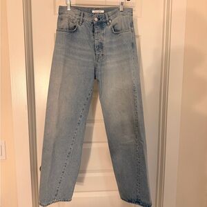 Sunflower Twisted Wide Jeans Light Wash